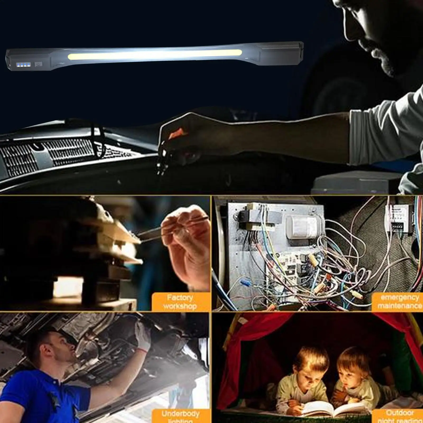 Under Hood Work Light Bar Magnetic LED Vehicle Repair Lighting Under Hood Mechanic Light For Auto Mechanic Technician
Under Hood Work Light Bar Magnetic LED Vehicle Repair Lighting Under Hood Mechanic Light For Auto Mechanic Technician