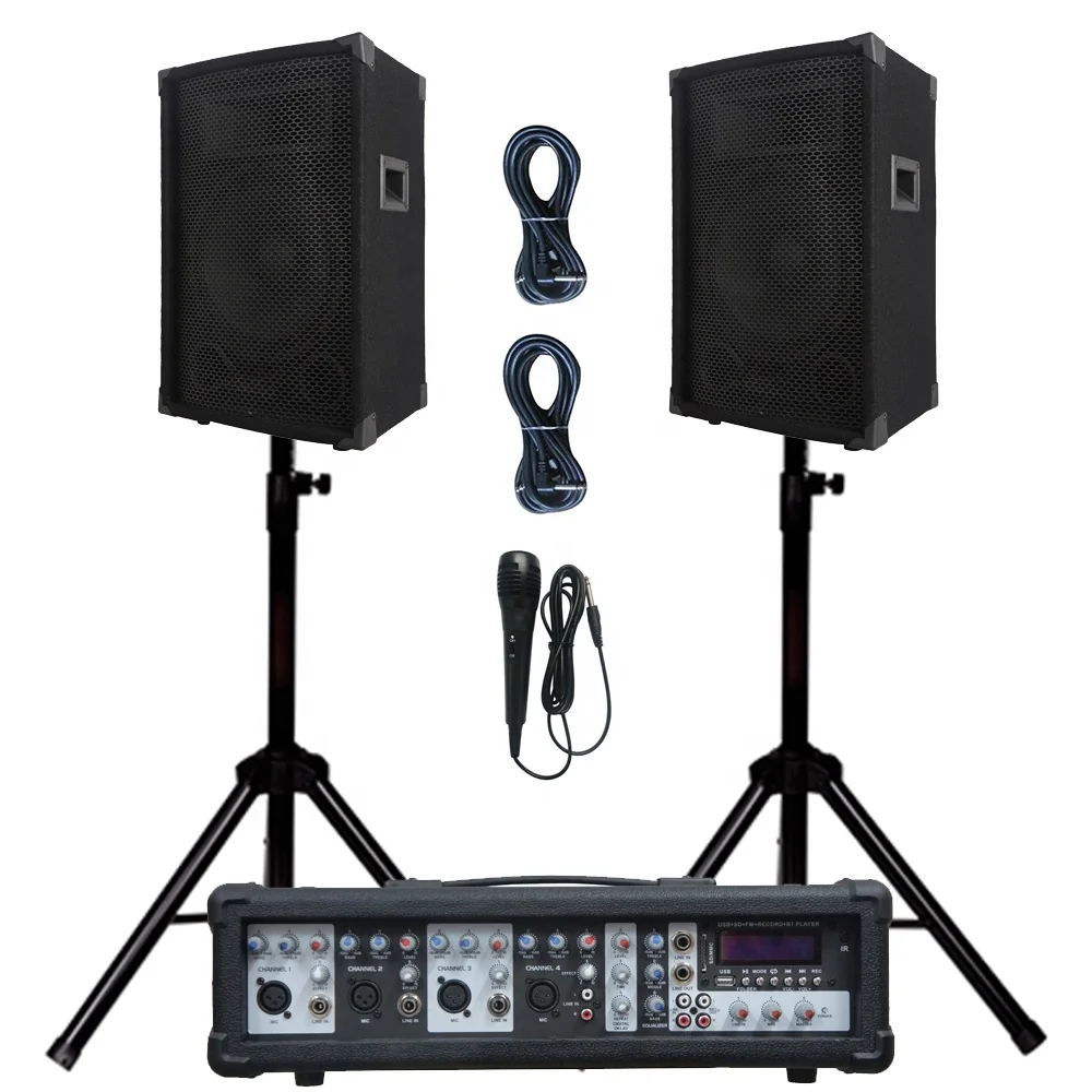 Professional Audio 1000W 2X12"Subwoofer PA Speaker System TWS Karaoke Sets 4 Channel Powered Mixer Sound Box Bocina Parlant
Professional Audio 1000W 2X12"Subwoofer PA Speaker System TWS Karaoke Sets 4 Channel Powered Mixer Sound Box Bocina Parlant