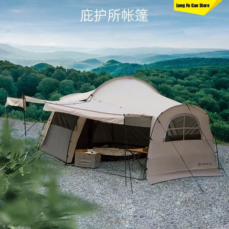 2027Tunnel Tent Camping Waterproof Pretty One Bed Room And One Living Room Outdoor Family Shelter Tent
2027Tunnel Tent Camping Waterproof Pretty One Bed Room And One Living Room Outdoor Family Shelter Tent