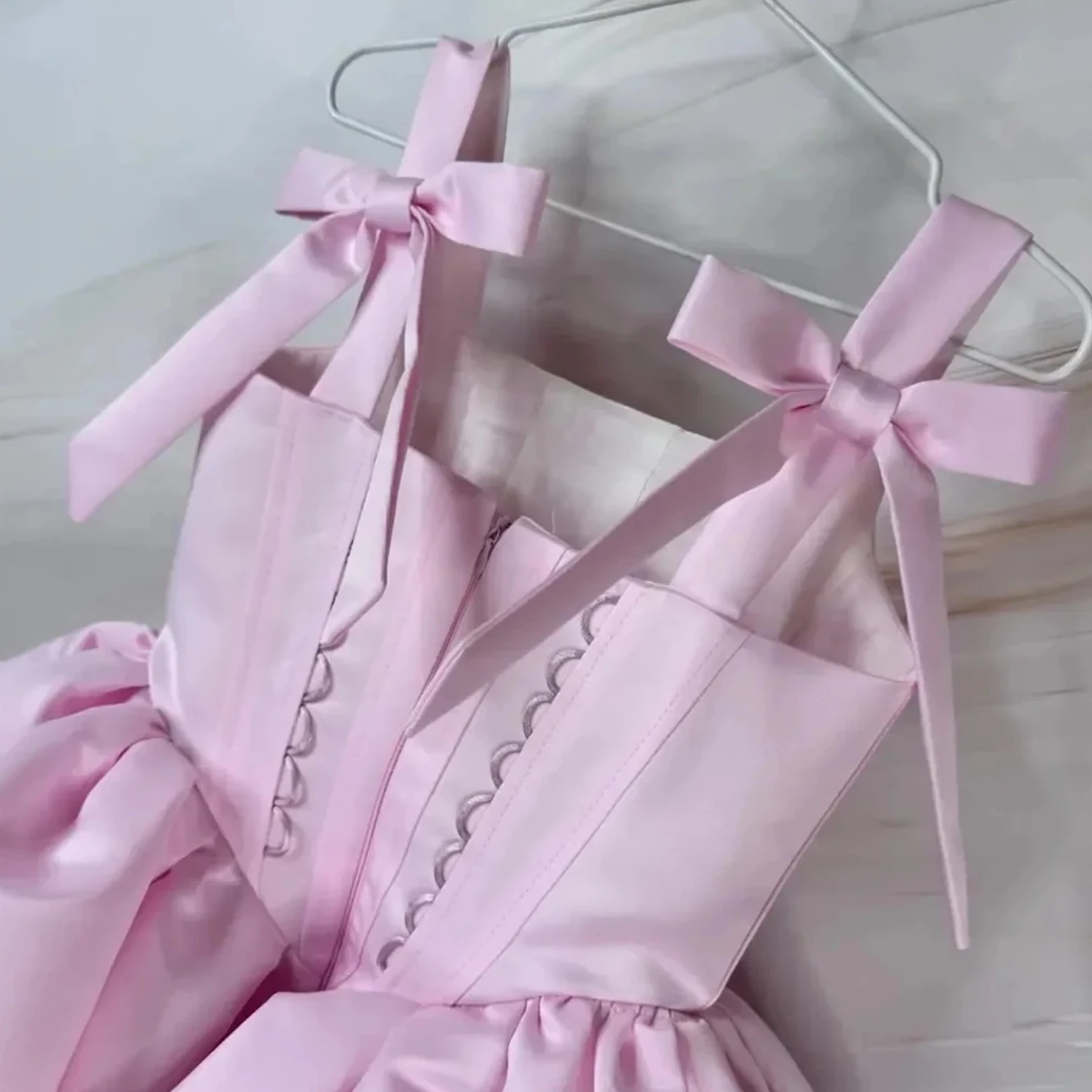Customized Pink Flower Girl Dress for Wedding Bow Sleeveless High Waist Knee Length Cute Kids Birthday First Communion Gown
Customized Pink Flower Girl Dress for Wedding Bow Sleeveless High Waist Knee Length Cute Kids Birthday First Communion Gown
