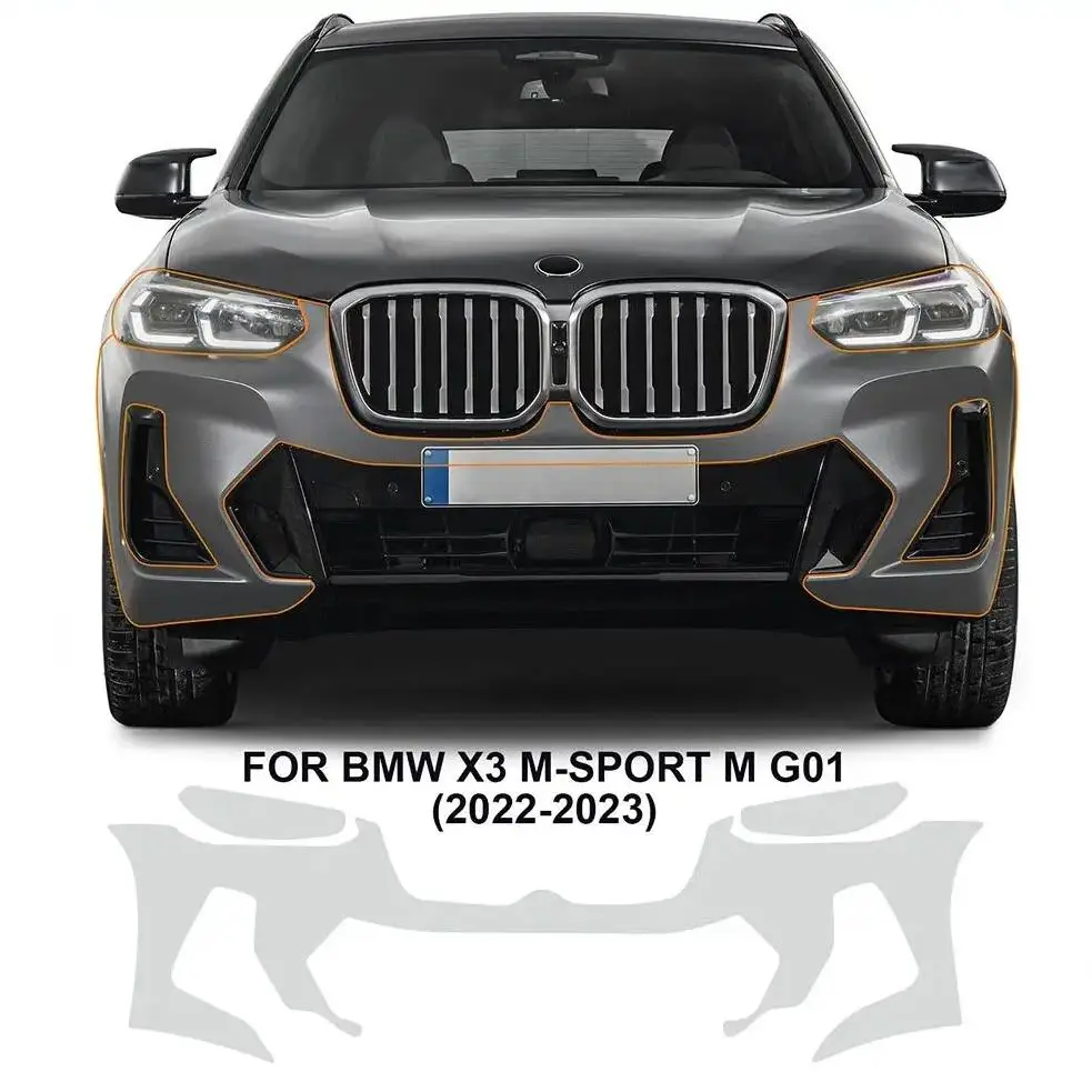 Защитная пленка PPF из ТПУ для BMW X3 M-Sport M G01 2022-2023, самовосстанавливающаяся, устойчивая к царапинам, невидимая, предварительно вырезанная Набор
Защитная пленка PPF из ТПУ для BMW X3 M-Sport M G01 2022-2023, самовосстанавливающаяся, устойчивая к царапинам, невидимая, предварительно вырезанная Набор