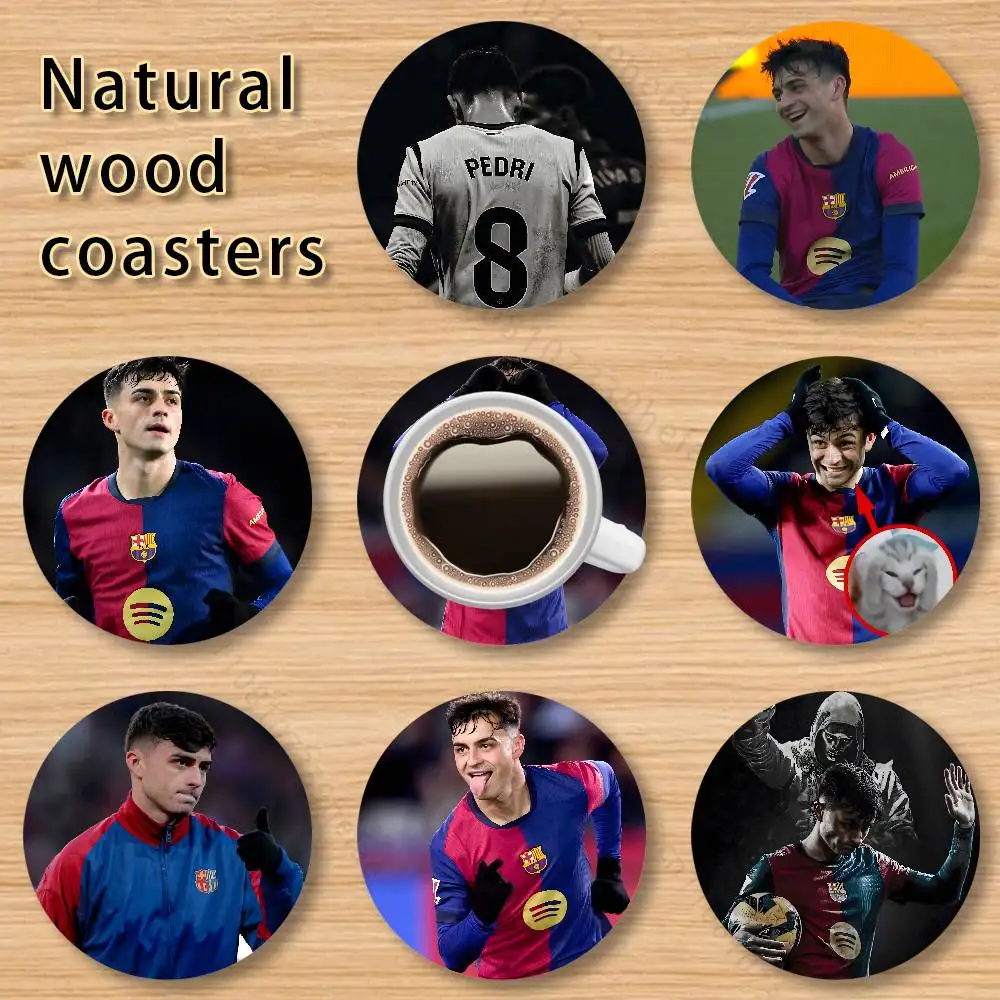 Football Cool P-PedriS-S wooden anti-slip coasters, suitable for home office and living room decoration
Football Cool P-PedriS-S wooden anti-slip coasters, suitable for home office and living room decoration