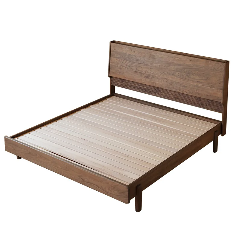 North American black walnut solid wood bed Nordic Japanese log mortise and tenon modern simple full solid wood double bed
North American black walnut solid wood bed Nordic Japanese log mortise and tenon modern simple full solid wood double bed