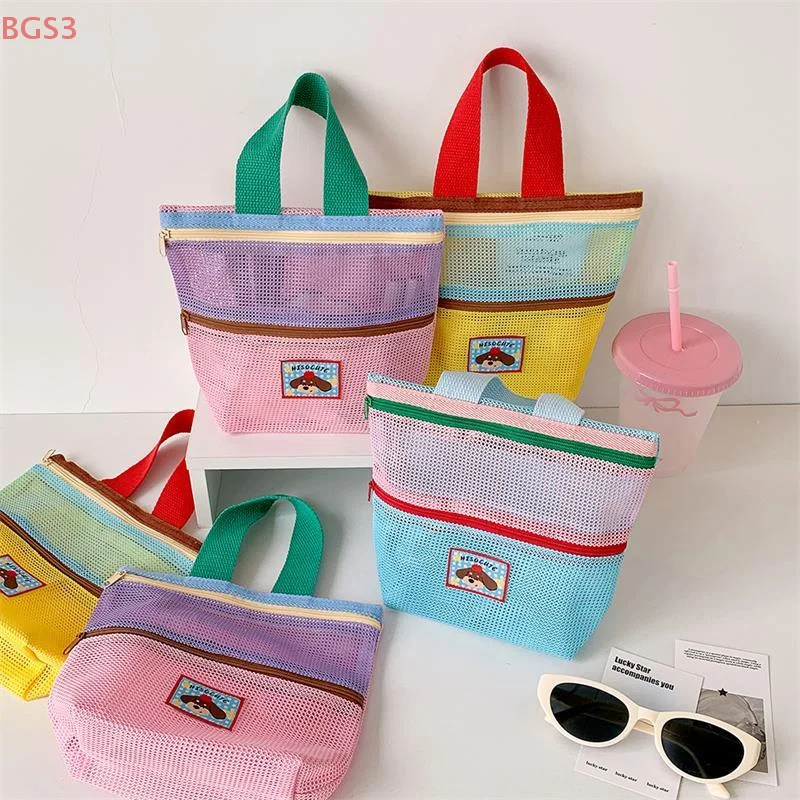 Высококачественная двухцветная сумка для сращивания, сетчатая внешняя портативная уличная сумка для хранения с двойной молнией 
Высококачественная двухцветная сумка для сращивания, сетчатая внешняя портативная уличная сумка для хранения с двойной молнией