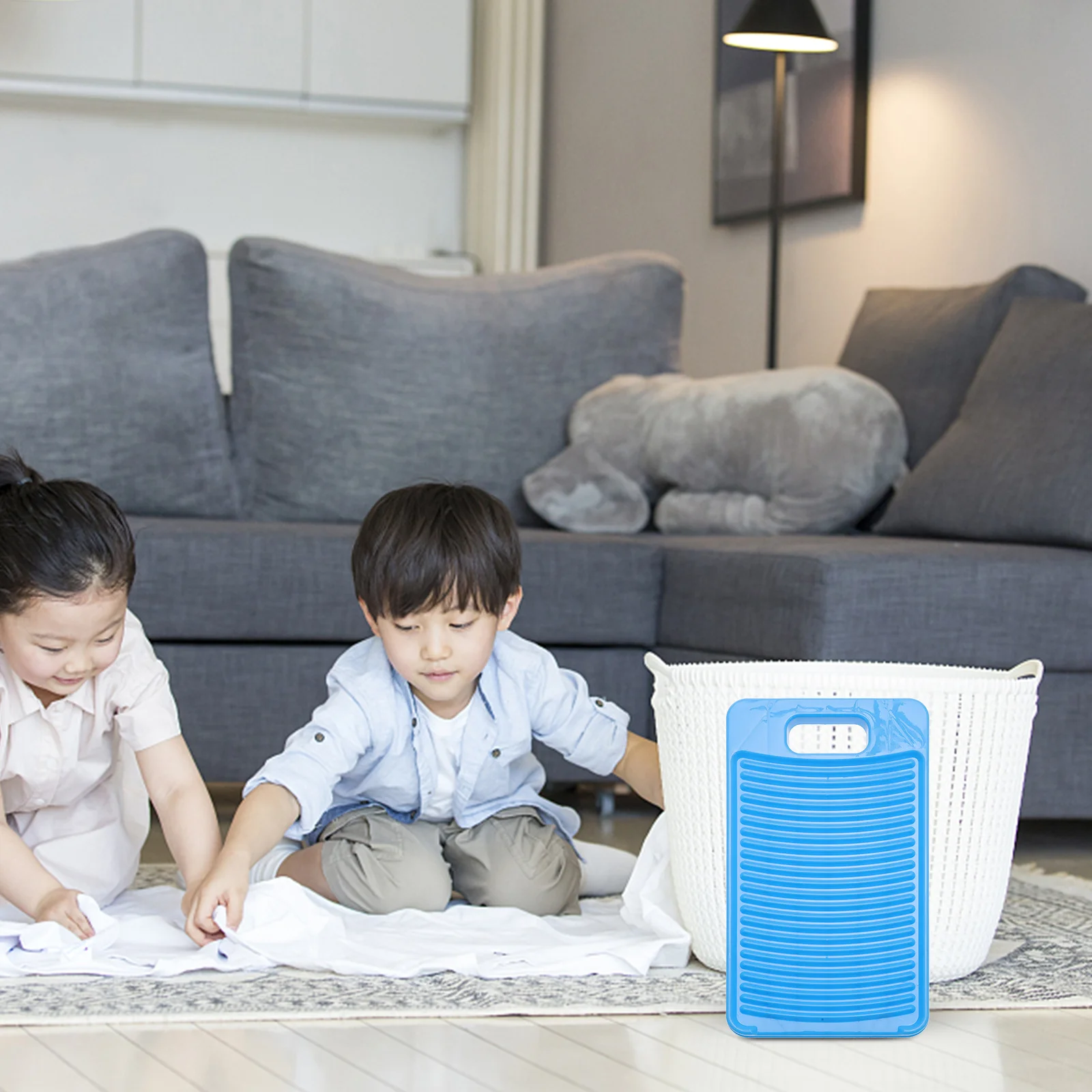 Home Plastic Washing Board Non-Slip Durable Blue Laundry Scrubbing Board Convenient Travel Use Home Washboard Laundry Supplies
Home Plastic Washing Board Non-Slip Durable Blue Laundry Scrubbing Board Convenient Travel Use Home Washboard Laundry Supplies