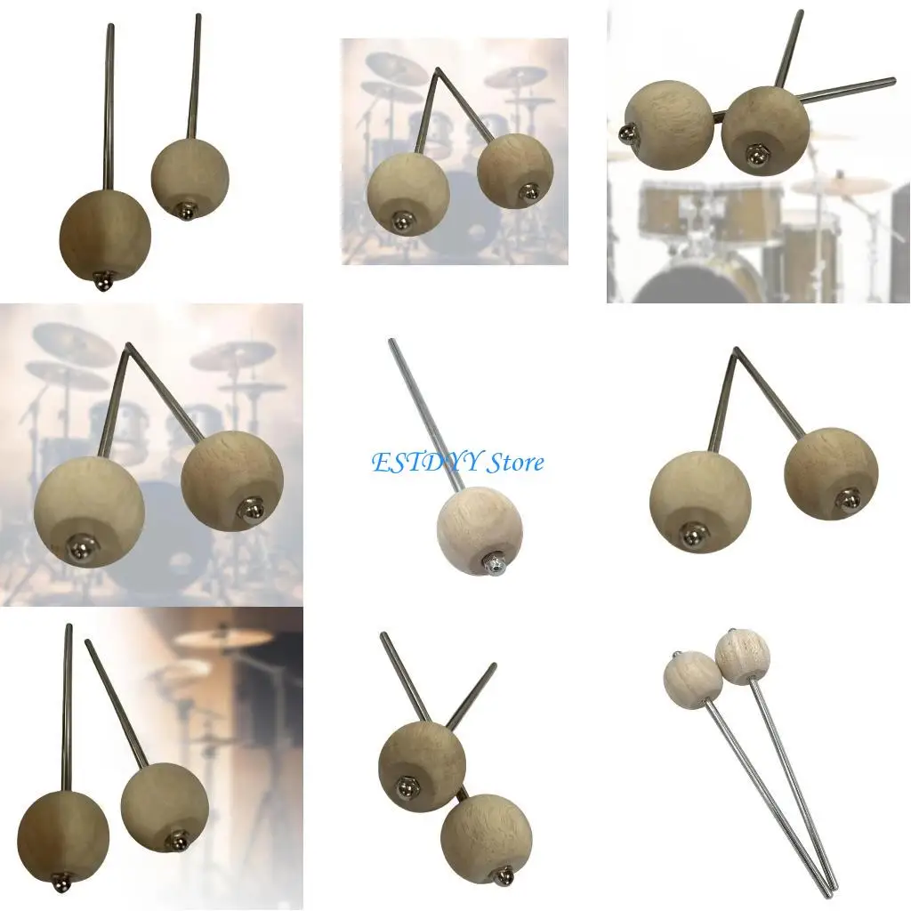 G6DE Natural Wooden Drum Pedal Beaters Sturdy Build for Professional Drummers Practice
G6DE Natural Wooden Drum Pedal Beaters Sturdy Build for Professional Drummers Practice