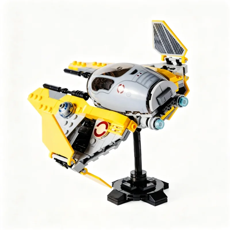 360pcs MOC Anakin Interceptor Eta Actis Star Battle Model Building Blocks Construction Christmas Gifts Education DIY Toy Brick
360pcs MOC Anakin Interceptor Eta Actis Star Battle Model Building Blocks Construction Christmas Gifts Education DIY Toy Brick