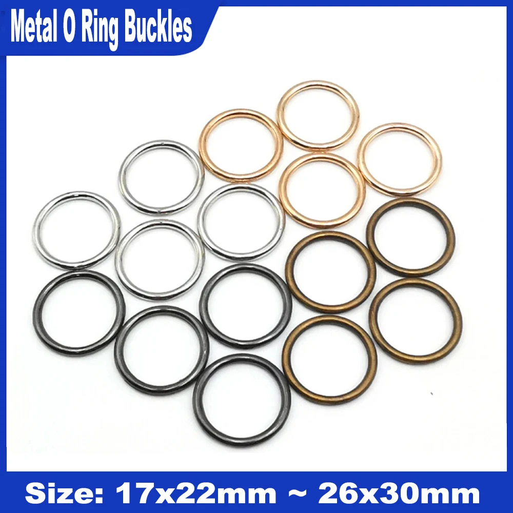 Metal O Ring Buckles for Bag Strap Dog Collar Belt Rings Clasp Key Chain Adjuster Buckle DIY Leather Handbag Accessories
Metal O Ring Buckles for Bag Strap Dog Collar Belt Rings Clasp Key Chain Adjuster Buckle DIY Leather Handbag Accessories