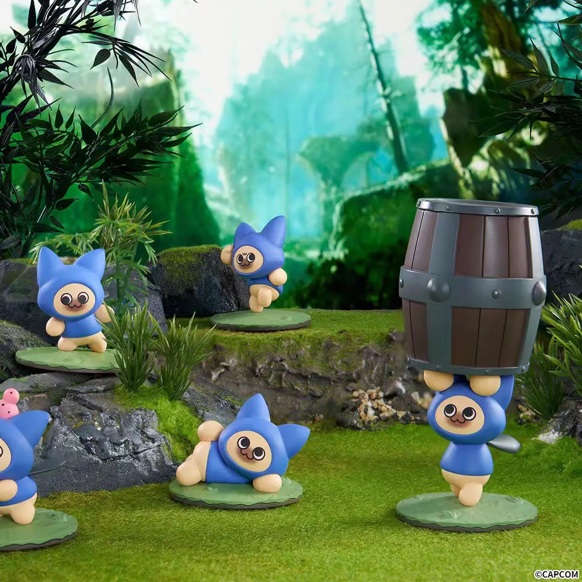 Предпродажа, оригинальная серия APEX Monster Hunter World Cat, Felyne, 6, набор настольных украшений, игрушка в подарок, модный орнамент 
Предпродажа, оригинальная серия APEX Monster Hunter World Cat, Felyne, 6, набор настольных украшений, игрушка в подарок, модный орнамент