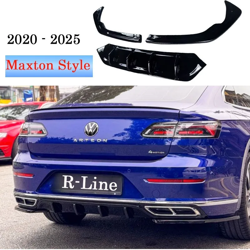 MAXTON Style Rear Valance for Volkswagen Arteon R-Line Sedan / Shooting Brake Mk1 Facelift 2020-2025 Rear Bumper Diffuser Tuning
MAXTON Style Rear Valance for Volkswagen Arteon R-Line Sedan / Shooting Brake Mk1 Facelift 2020-2025 Rear Bumper Diffuser Tuning