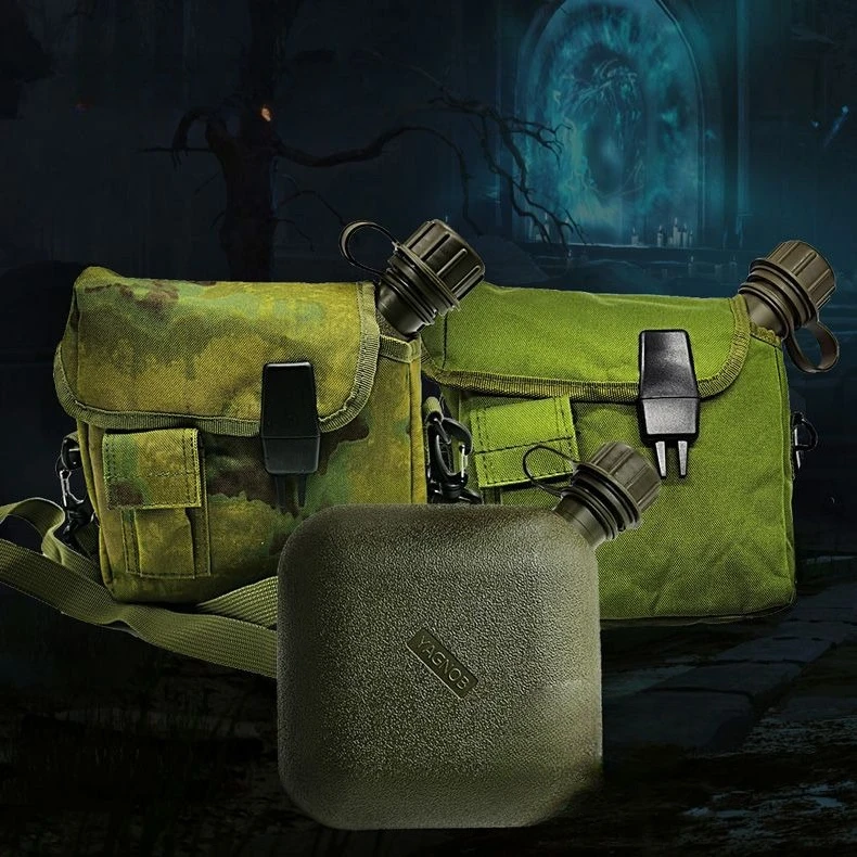 Tactical Square Camo Canteen - 1L Large Capacity PE Water Bottle with MOLLE Strap, Leakproof for Hiking & Military Training
Tactical Square Camo Canteen - 1L Large Capacity PE Water Bottle with MOLLE Strap, Leakproof for Hiking & Military Training