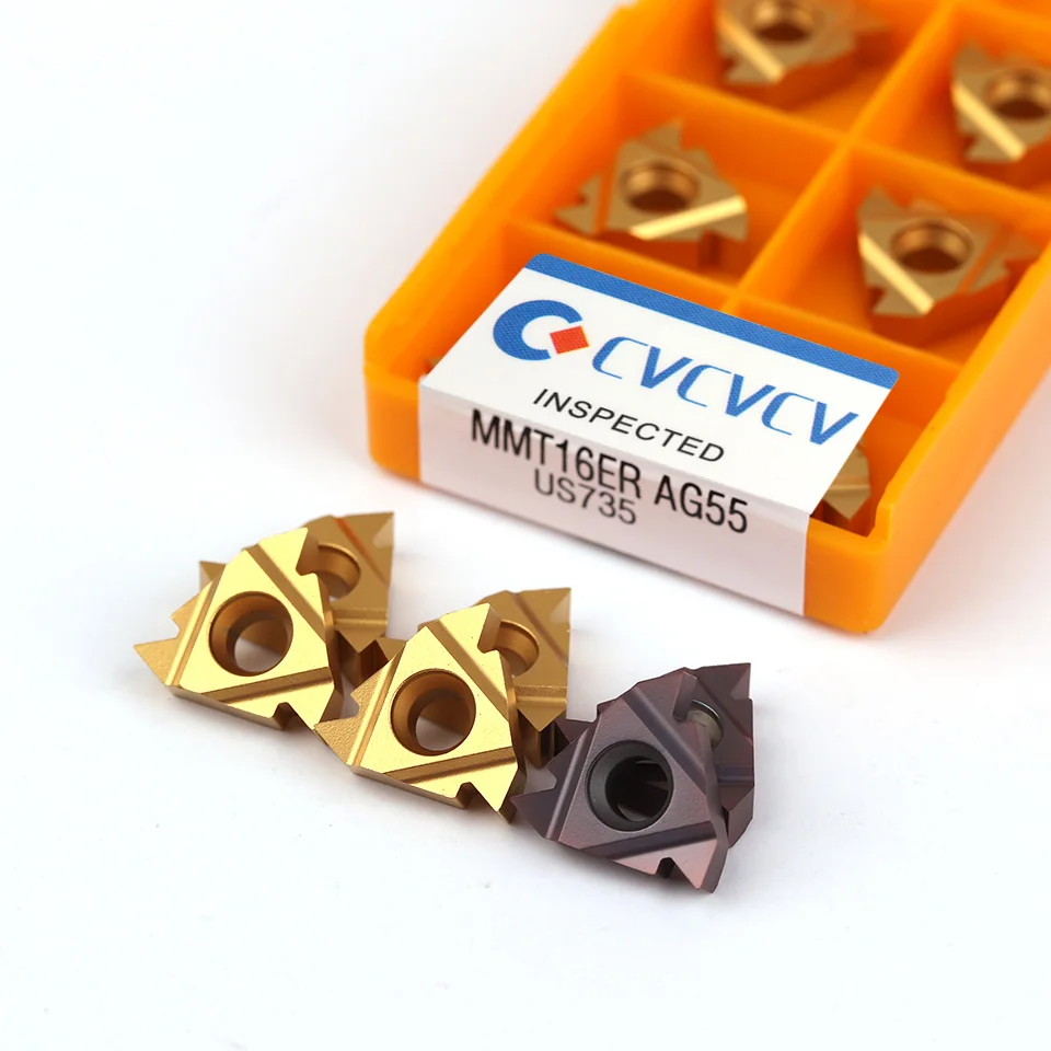 16IR AG55 16ER AG55 16ERAG60 16IRAG60 VP15TF UE6020 US735 Thread Turning Tool Carbide Insert CNC Lathe Slotting Thread Tool
16IR AG55 16ER AG55 16ERAG60 16IRAG60 VP15TF UE6020 US735 Thread Turning Tool Carbide Insert CNC Lathe Slotting Thread Tool