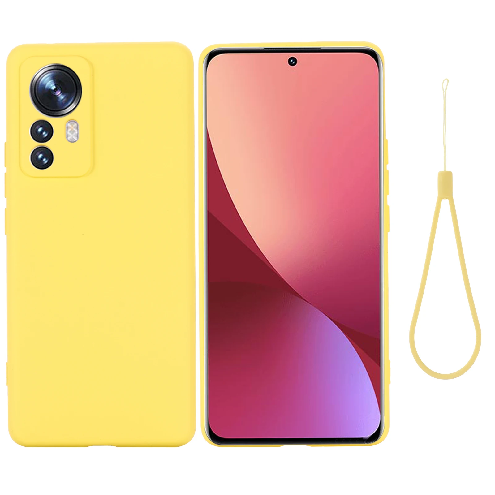 For Xiaomi Mi 12/12X/12 Pro CIVI Soft silicone Case Shockproof Back Cover with lanyard
For Xiaomi Mi 12/12X/12 Pro CIVI Soft silicone Case Shockproof Back Cover with lanyard