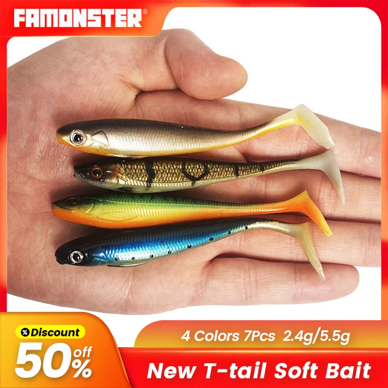 FAMONSTER Fishing Lure Soft Bait Lure 3D Eyes Wobblers Worm Fishing Silicone Fish Artificial Bass Pike Fishing Tackle Sinking
FAMONSTER Fishing Lure Soft Bait Lure 3D Eyes Wobblers Worm Fishing Silicone Fish Artificial Bass Pike Fishing Tackle Sinking