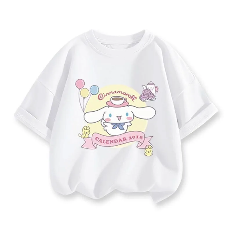 Summer Cinnamoroll Anime Kawaii Sanrio Ins Fashion Casual Shirt Cute Short Sleeved Top Hoodie Baby Clothes Gifts Toys for Kids
Summer Cinnamoroll Anime Kawaii Sanrio Ins Fashion Casual Shirt Cute Short Sleeved Top Hoodie Baby Clothes Gifts Toys for Kids