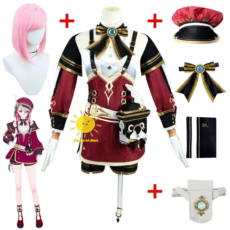 Charlotte Cosplay Genshin Impact Cosplay Costume Anime Game Uniform Charlotte Wig Skirt Clothing Halloween Party Gifts for Women
Charlotte Cosplay Genshin Impact Cosplay Costume Anime Game Uniform Charlotte Wig Skirt Clothing Halloween Party Gifts for Women