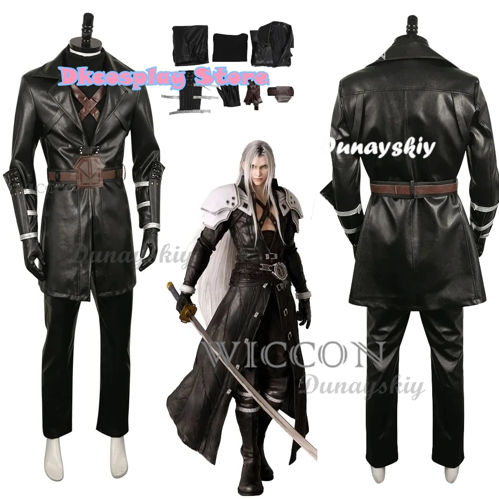 Sephiroth Cosplay Fantasia Game Final Fantasy Costume Coat Pants Belt Men Adult Outfits Halloween Carnival Party Disguise Suit
Sephiroth Cosplay Fantasia Game Final Fantasy Costume Coat Pants Belt Men Adult Outfits Halloween Carnival Party Disguise Suit