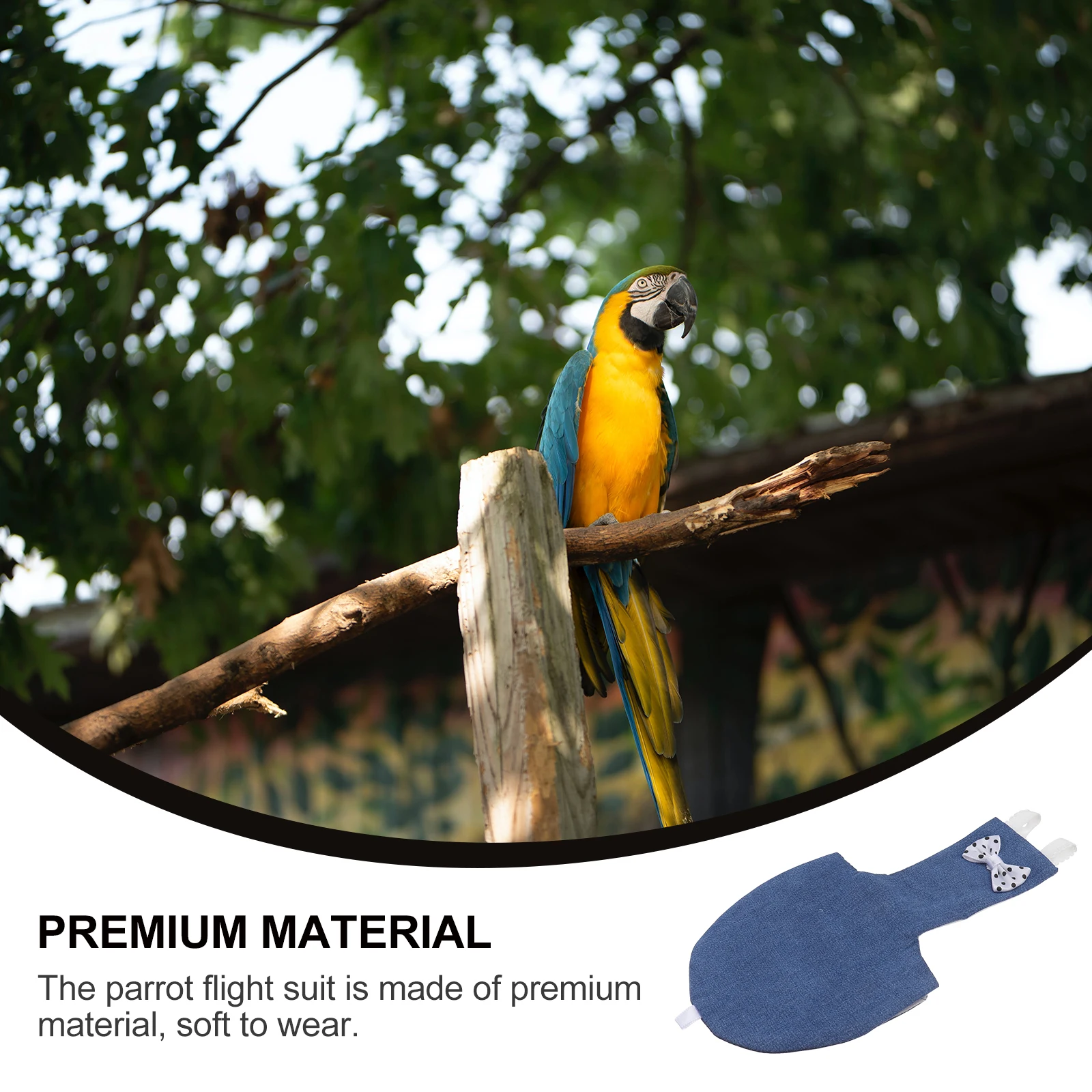 Nappies Parrot Costume Pet Bird Harness Cockatiel Clothes for Shoulder Set Parrots Accessories Vacation
Nappies Parrot Costume Pet Bird Harness Cockatiel Clothes for Shoulder Set Parrots Accessories Vacation