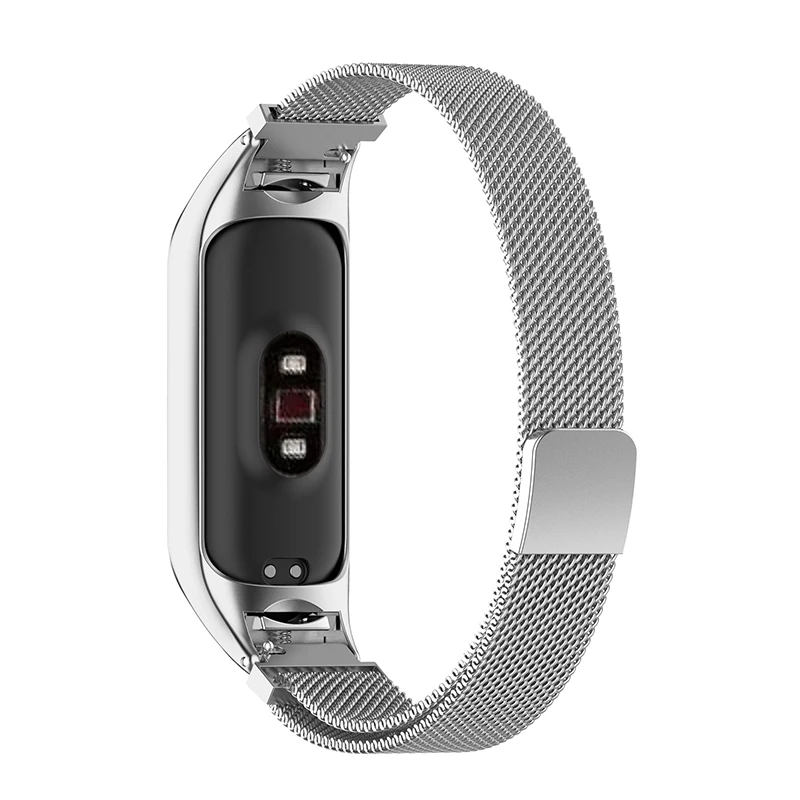Replacement Smartwatch Wrist Strap Stainless Steel Milanese Band for Xiaomi Mi Band 5/6 - Silver
Replacement Smartwatch Wrist Strap Stainless Steel Milanese Band for Xiaomi Mi Band 5/6 - Silver