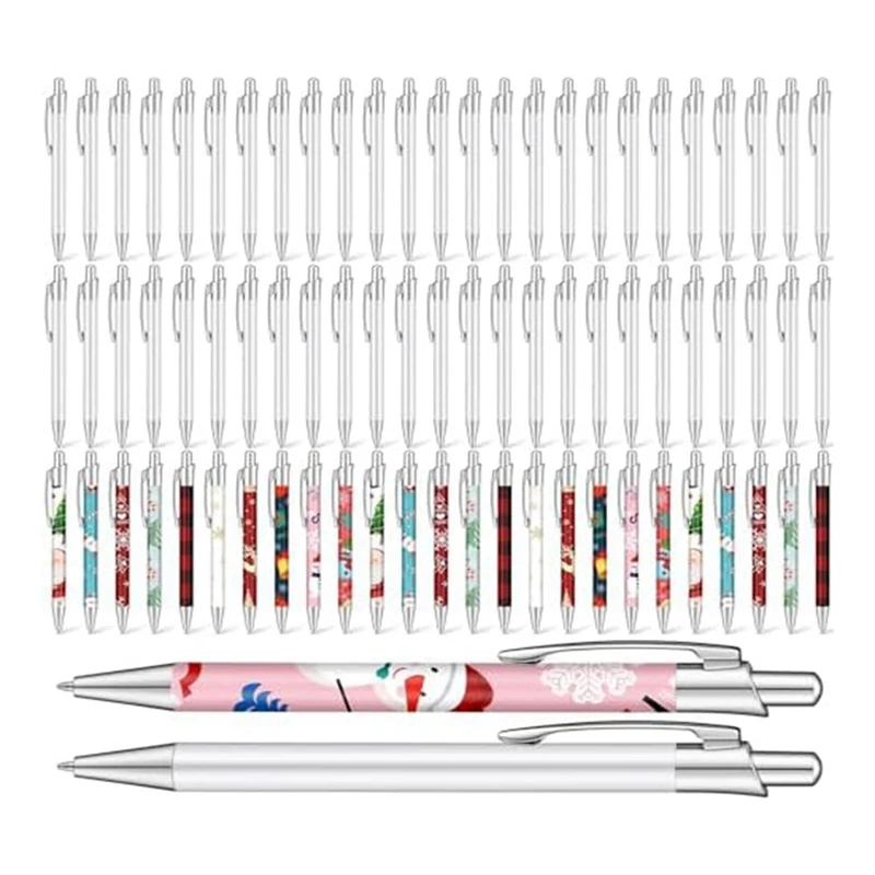 50Pcs Sublimation Pen Blank Heat Transfer Pens Sublimation Ballpoint Pens With Shrink Wrap School Supplies For Office
50Pcs Sublimation Pen Blank Heat Transfer Pens Sublimation Ballpoint Pens With Shrink Wrap School Supplies For Office