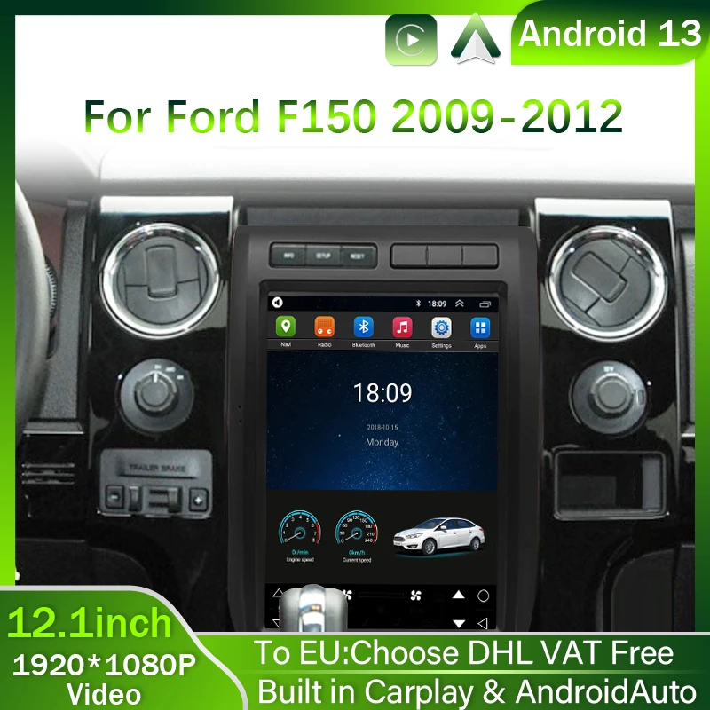 Tesla Style Car GPS Navigation For Ford F150 Raptor 2009 -2012 Multimedia Player Radio HD Android 13 Auto Carplay Head Unit Wifi
Tesla Style Car GPS Navigation For Ford F150 Raptor 2009 -2012 Multimedia Player Radio HD Android 13 Auto Carplay Head Unit Wifi