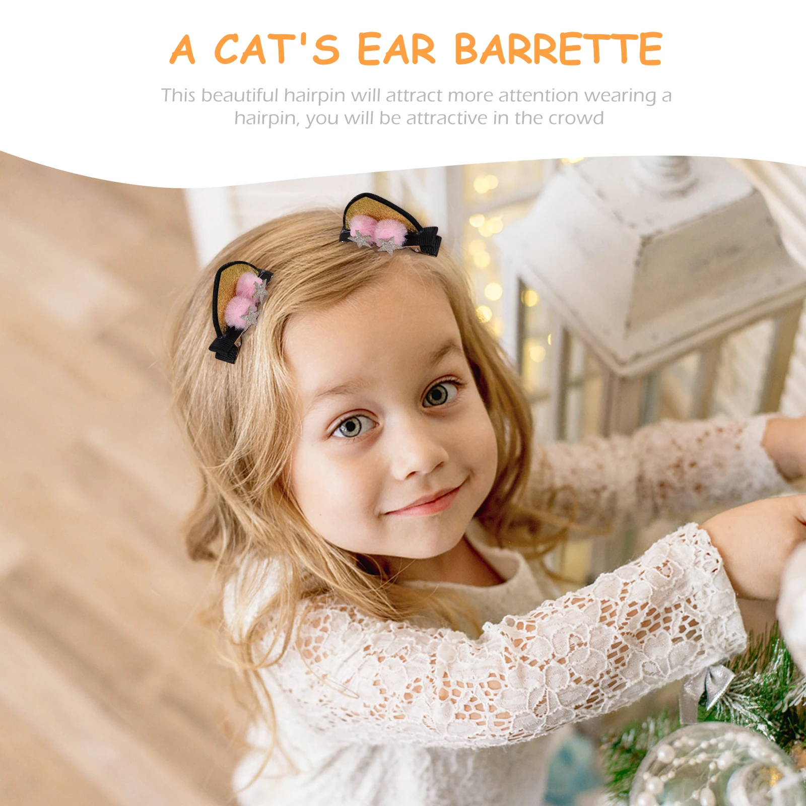 Cat Ears Barrettes Animal Ear Hair Clip 3 Pairs Artificial Clips for Kids Party Travel Fashion Accessories
Cat Ears Barrettes Animal Ear Hair Clip 3 Pairs Artificial Clips for Kids Party Travel Fashion Accessories