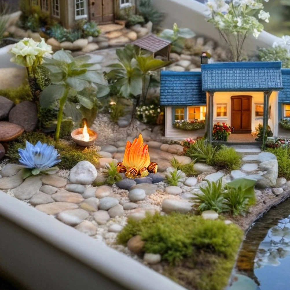 9 pcs Miniature Campfire Decoration Resin Fake Fire For Fairy Garden Dollhouse Micro Landscape Ornament Garden Micro-Landscaping
9 pcs Miniature Campfire Decoration Resin Fake Fire For Fairy Garden Dollhouse Micro Landscape Ornament Garden Micro-Landscaping