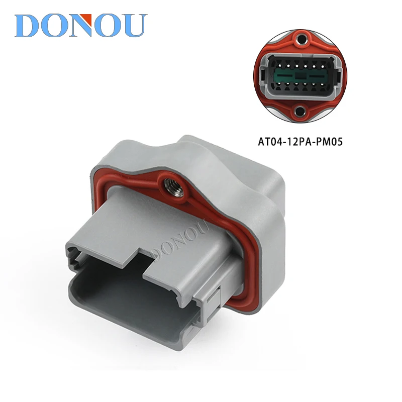 Automotive connector AT04-12PA-PM05 Flange type 12-hole waterproof socket harness connector
Automotive connector AT04-12PA-PM05 Flange type 12-hole waterproof socket harness connector