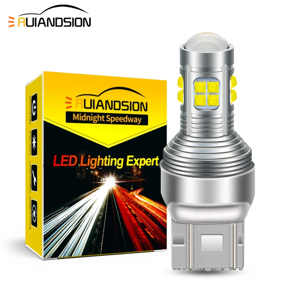 T20 7443 LED Car Turn Signal Light CANBUS Error Free 6W 1200Lm Auto Brake Tail Reverse Lamp 12V 24V Fit Truck SUV Universal 2Pc
T20 7443 LED Car Turn Signal Light CANBUS Error Free 6W 1200Lm Auto Brake Tail Reverse Lamp 12V 24V Fit Truck SUV Universal 2Pc