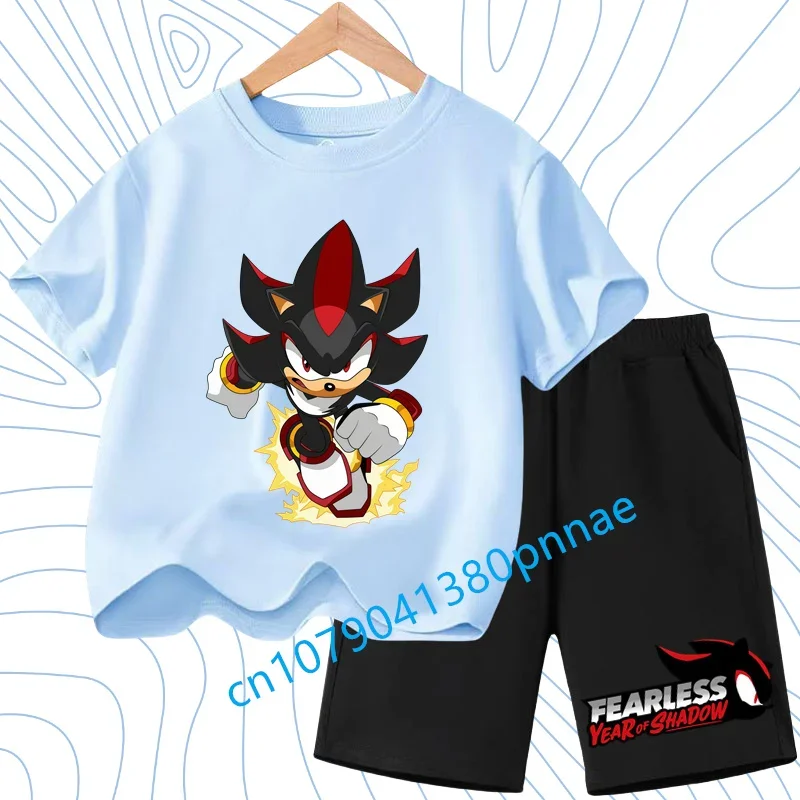 Children Baby Clothes Jersey Set Summer New T-shirt Boys Sonics T-shirt Shorts 2 Pcs Sets 2-12Y Kids Boys Outdoors Anime T Shirt
Children Baby Clothes Jersey Set Summer New T-shirt Boys Sonics T-shirt Shorts 2 Pcs Sets 2-12Y Kids Boys Outdoors Anime T Shirt
