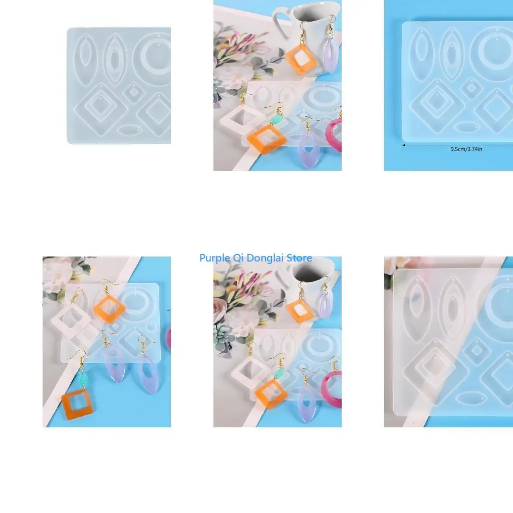 L21E Diamond-shaped Earring Combination Earring Mold Epoxy Resin Jewelry Mold Resin Casting Pendant Mold Suitable for Diy
L21E Diamond-shaped Earring Combination Earring Mold Epoxy Resin Jewelry Mold Resin Casting Pendant Mold Suitable for Diy