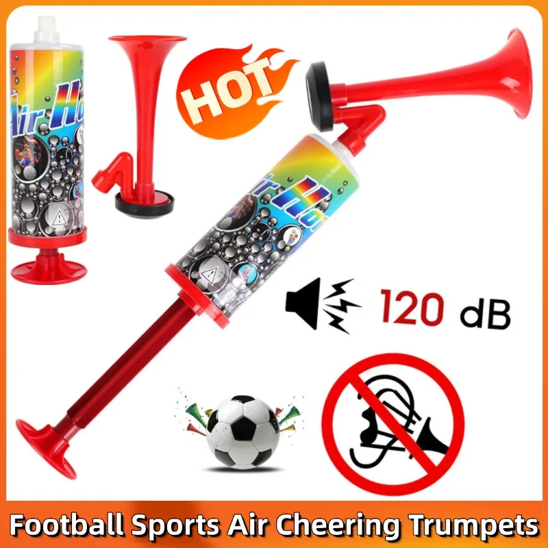 Handheld Air Horn Football Stadium Cheering Trumpets Mini Handpush Pump Air Horn for Soccer Sports Event Birthday Party Supplies
Handheld Air Horn Football Stadium Cheering Trumpets Mini Handpush Pump Air Horn for Soccer Sports Event Birthday Party Supplies