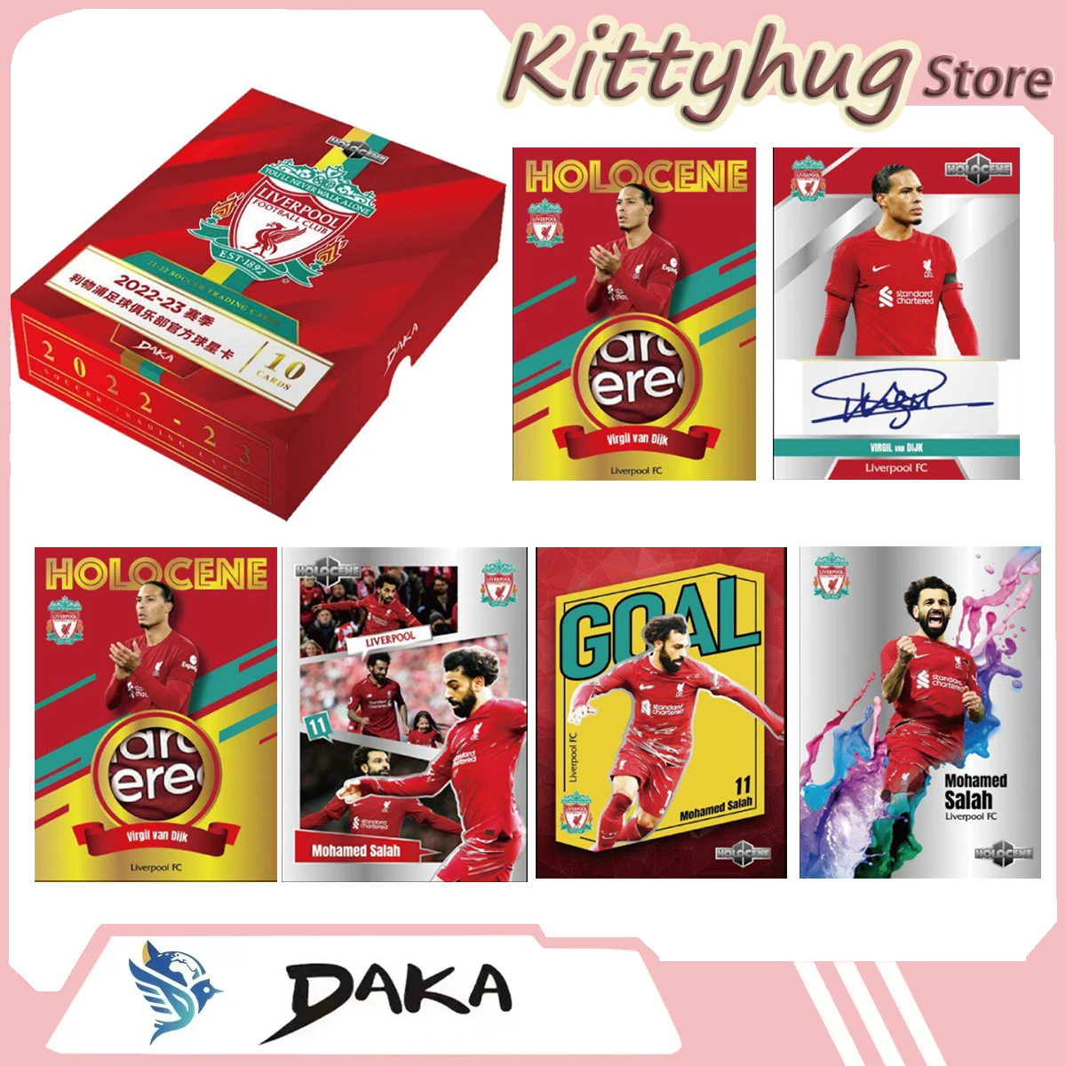 Daka 2022-23 Season Football Club Liverpool Official Sports Trading Card Holocene Series Pop Culture Toys
Daka 2022-23 Season Football Club Liverpool Official Sports Trading Card Holocene Series Pop Culture Toys