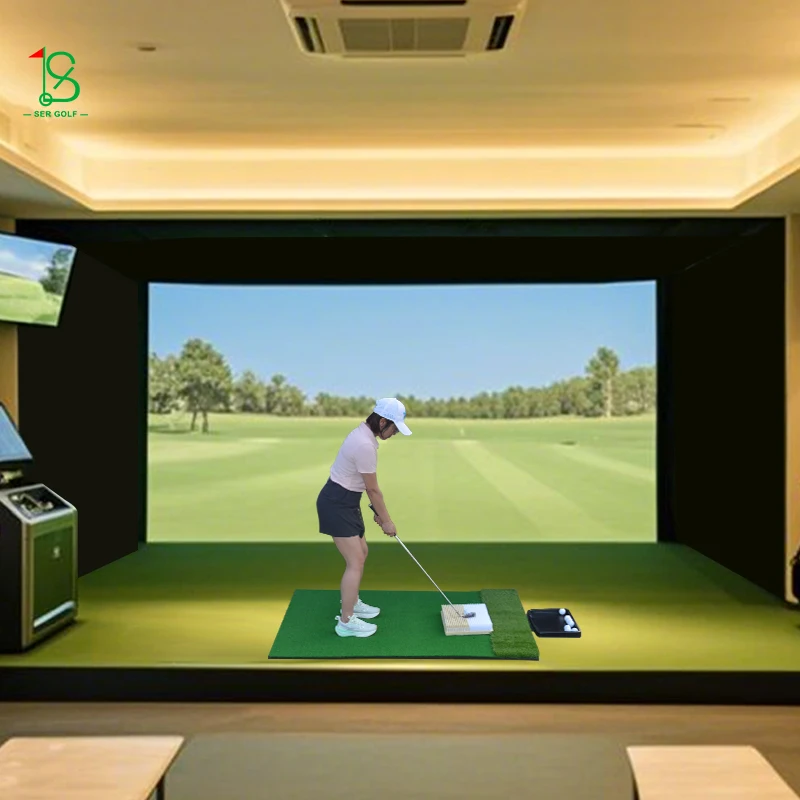 Easy To Install Home Golf Emulator Tent 10x9ft Indoor Golf Emulator Fence with High Definition Impact Screen
Easy To Install Home Golf Emulator Tent 10x9ft Indoor Golf Emulator Fence with High Definition Impact Screen