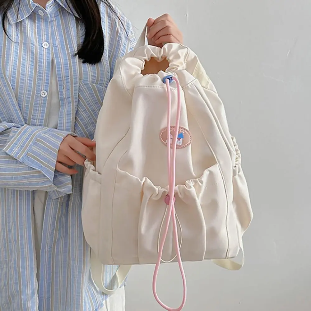 Solid Color Fresh Color Drawstring Backpack Large Capacity Korean Style Students School Bag Storage Bag Travel Bag Shoulder Bag
Solid Color Fresh Color Drawstring Backpack Large Capacity Korean Style Students School Bag Storage Bag Travel Bag Shoulder Bag