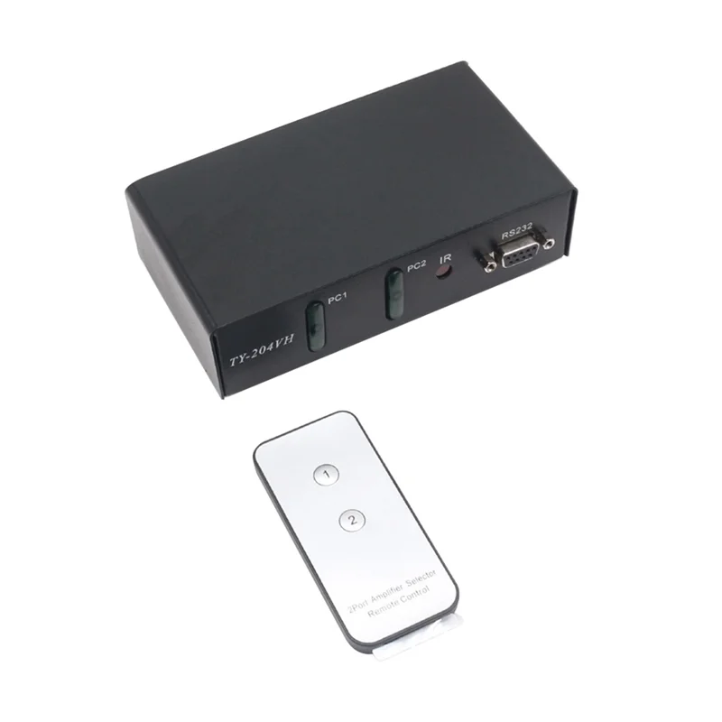 FORW-2 In 4 Out VGA Splitter Switcher Video Game Distribution 350Mhz Support 1920X1440 With IR Remote Control
FORW-2 In 4 Out VGA Splitter Switcher Video Game Distribution 350Mhz Support 1920X1440 With IR Remote Control