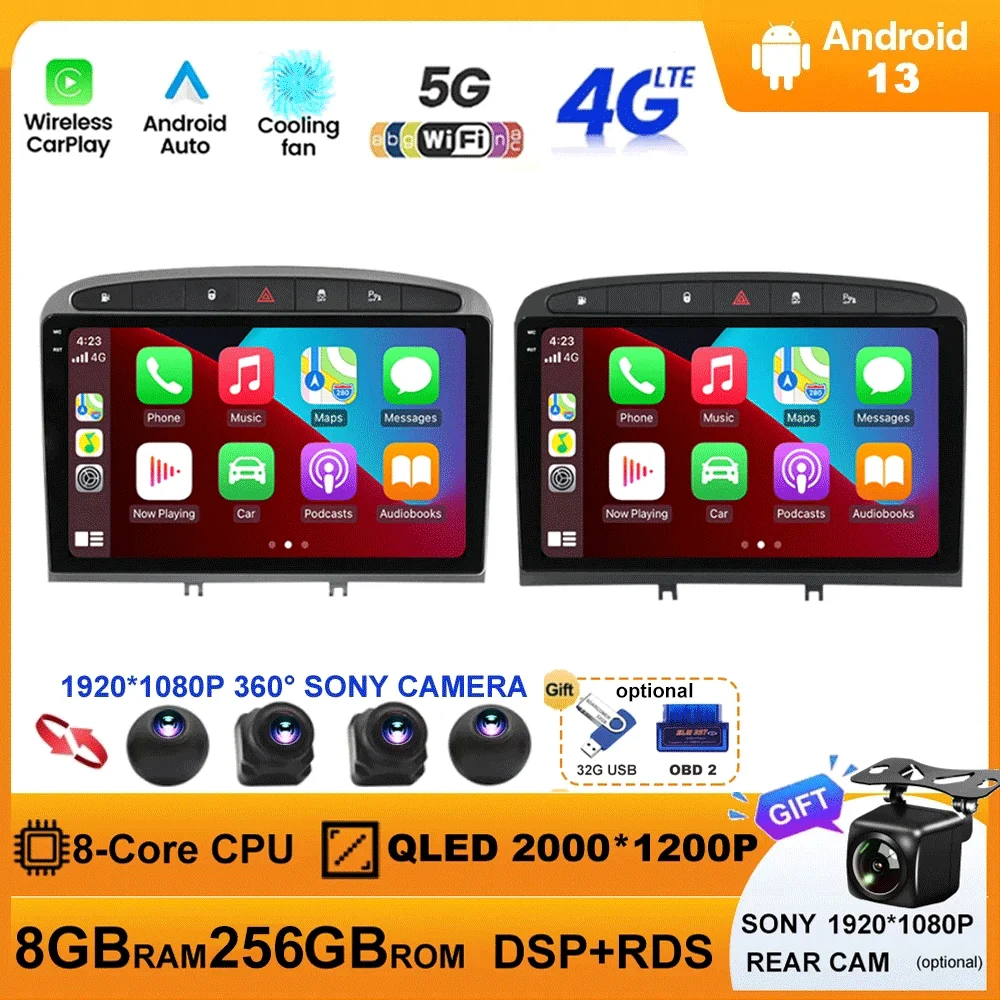 Автомобильный радиоприемник Android 13 для Peugeot RCZ 308 SW 2007-2015 408 2012-2020 2DIN мультимедийный навигатор GPS Carplay автомобильный Головной блок WIFI
Автомобильный радиоприемник Android 13 для Peugeot RCZ 308 SW 2007-2015 408 2012-2020 2DIN мультимедийный навигатор GPS Carplay автомобильный Головной блок WIFI