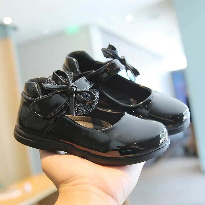 Girls Black Leather Shoes White Princess Wedding Flats with Bow-knot Lace Kids Mary Janes School Children Shoes for Party Soft
Girls Black Leather Shoes White Princess Wedding Flats with Bow-knot Lace Kids Mary Janes School Children Shoes for Party Soft
