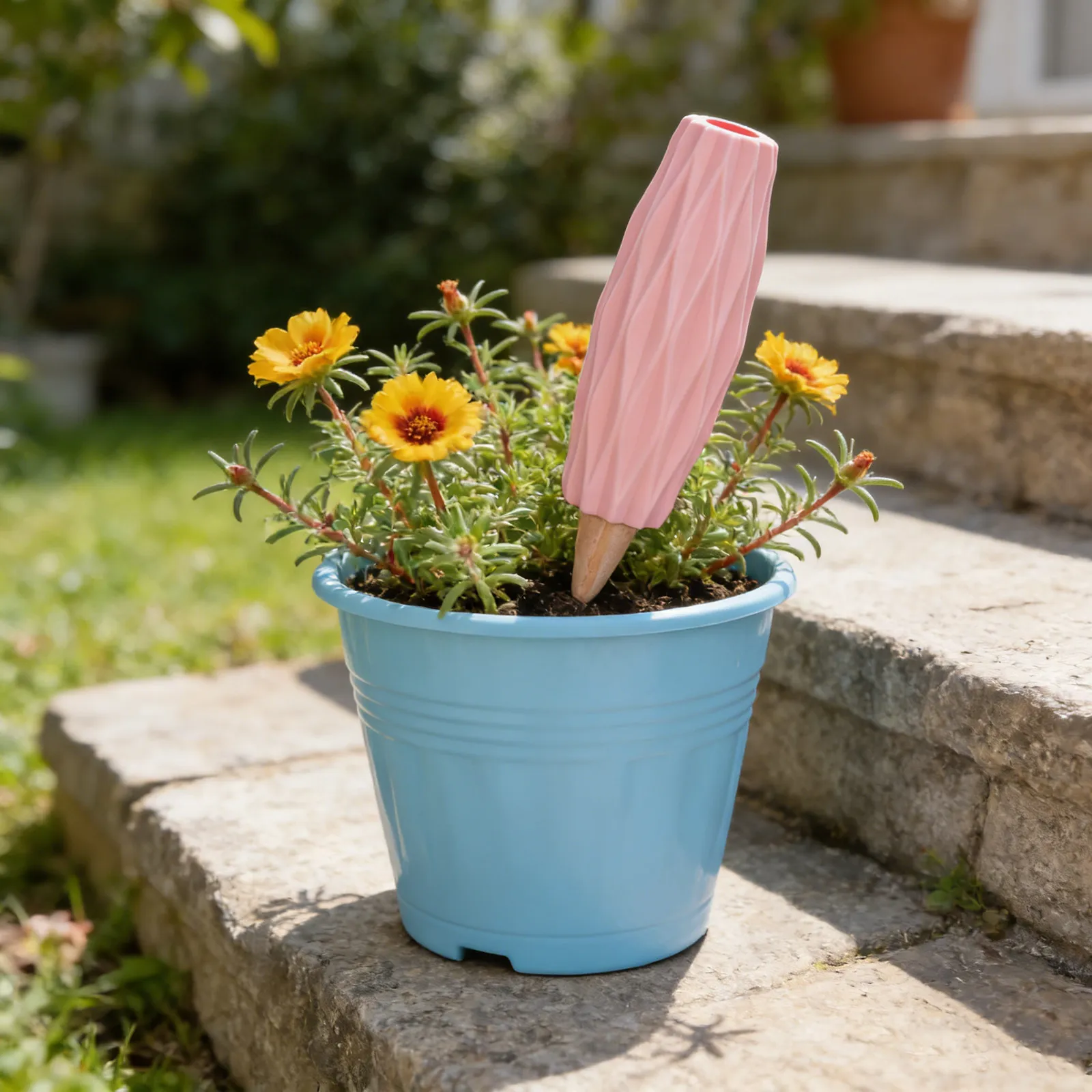 Wave-Stripe Terracotta Self-Watering Spike for Plants Automatic Drip Irrigation Device Indoor Outdoor Garden Use Slow Release
Wave-Stripe Terracotta Self-Watering Spike for Plants Automatic Drip Irrigation Device Indoor Outdoor Garden Use Slow Release