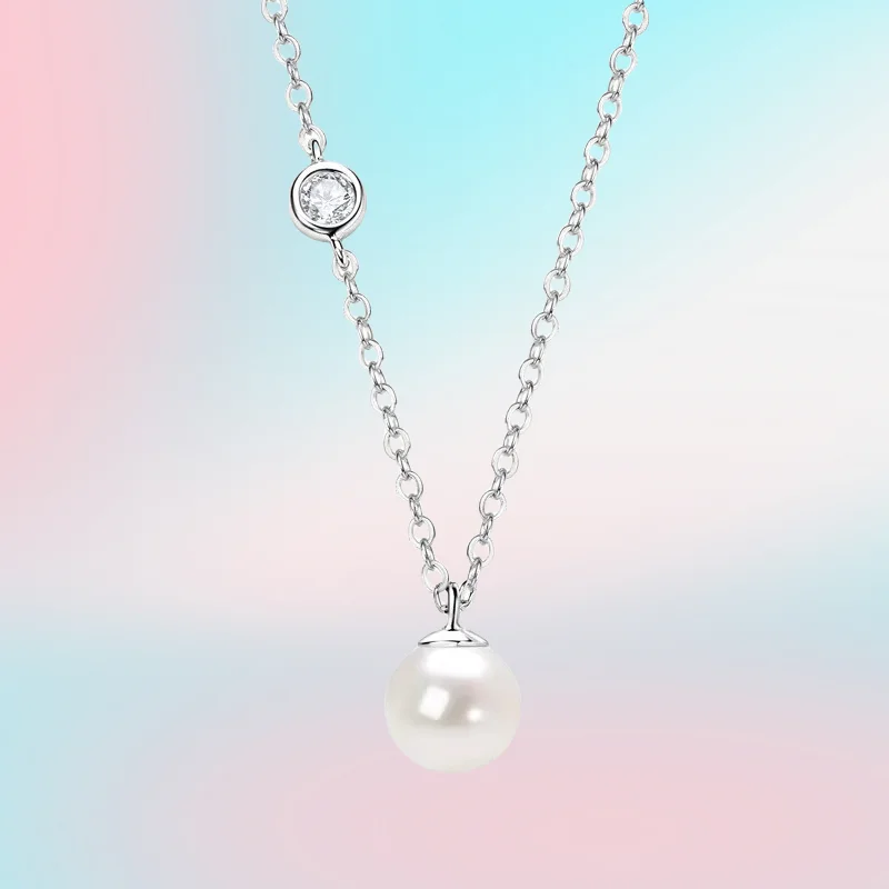 New natural freshwater pearl collarbone chain niche design fashion s925 silver small light bulb necklace women's cross-border
New natural freshwater pearl collarbone chain niche design fashion s925 silver small light bulb necklace women's cross-border