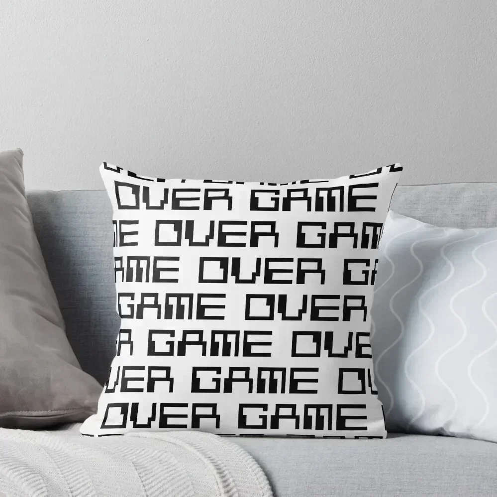 GAME OVER (black) Throw Pillow luxury throw pillow covers christmas supplies Sofa Covers pillow
GAME OVER (black) Throw Pillow luxury throw pillow covers christmas supplies Sofa Covers pillow