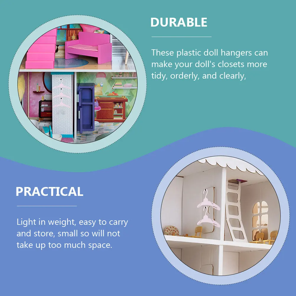 10Pcs Mini Clothes Hangers Plastic Organizer for Outfit Compact Lightweight Easy to Store Hangers for Clothes
10Pcs Mini Clothes Hangers Plastic Organizer for Outfit Compact Lightweight Easy to Store Hangers for Clothes