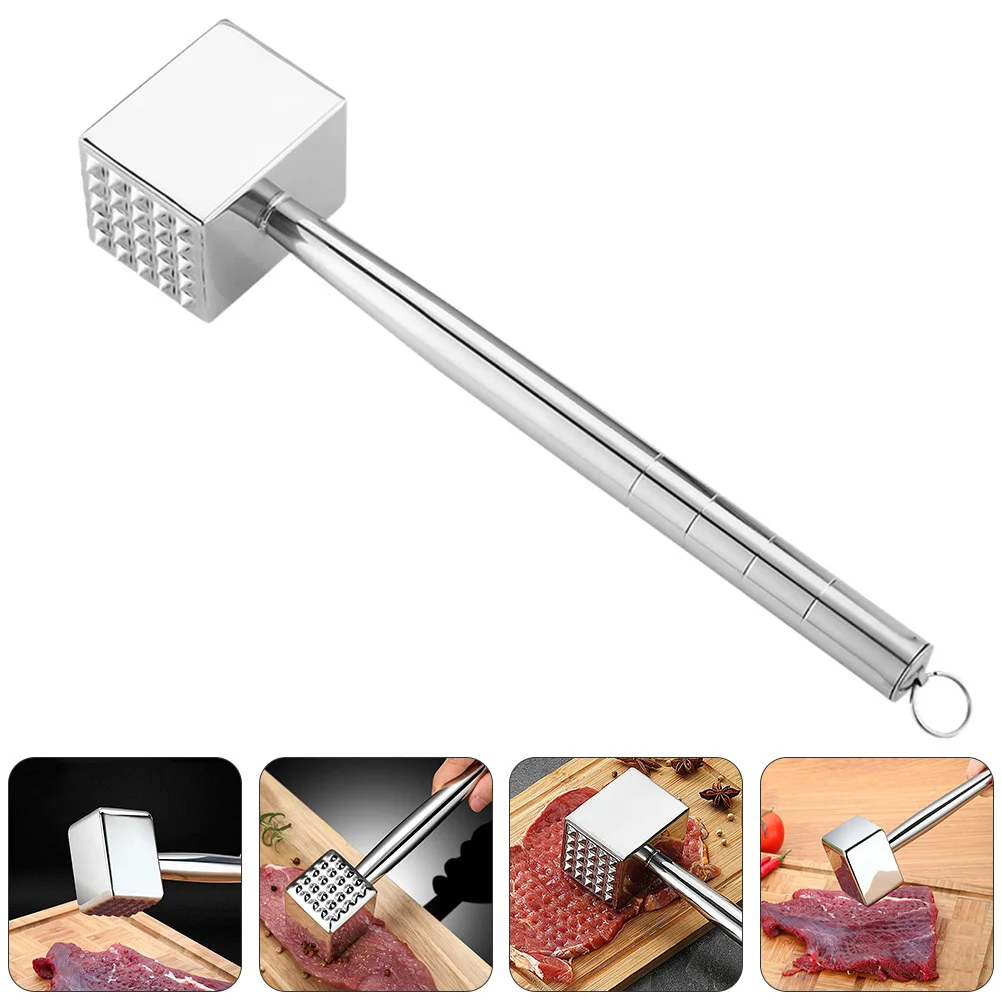 1Pcs Stainless Steel Meat Tenderizer Steak Hammer Silver Antirust Ergonomic Storage Housewarming Gift
1Pcs Stainless Steel Meat Tenderizer Steak Hammer Silver Antirust Ergonomic Storage Housewarming Gift