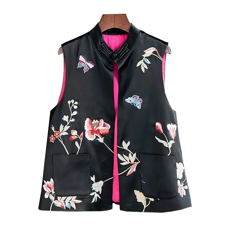 Lmproved New Chinese Vest Female 2023 Spring and Autumn New Retro Cheongsam Tang Suit Top Printed Short Coat Chinese Style
Lmproved New Chinese Vest Female 2023 Spring and Autumn New Retro Cheongsam Tang Suit Top Printed Short Coat Chinese Style