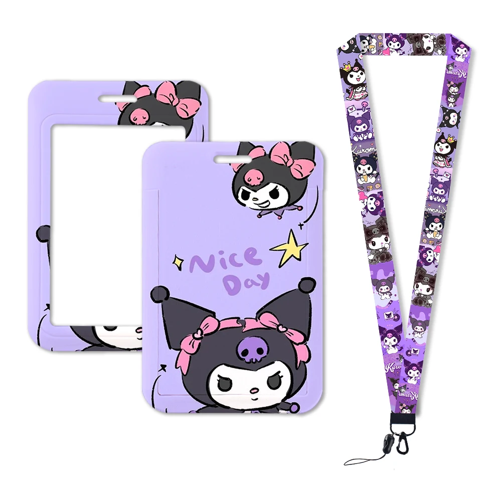 Sanrio Kuromi Kawaii Japan Neck Strap Polyester Stationery Id Card Holder Lanyard Keychain Id Badge Holder
Sanrio Kuromi Kawaii Japan Neck Strap Polyester Stationery Id Card Holder Lanyard Keychain Id Badge Holder
