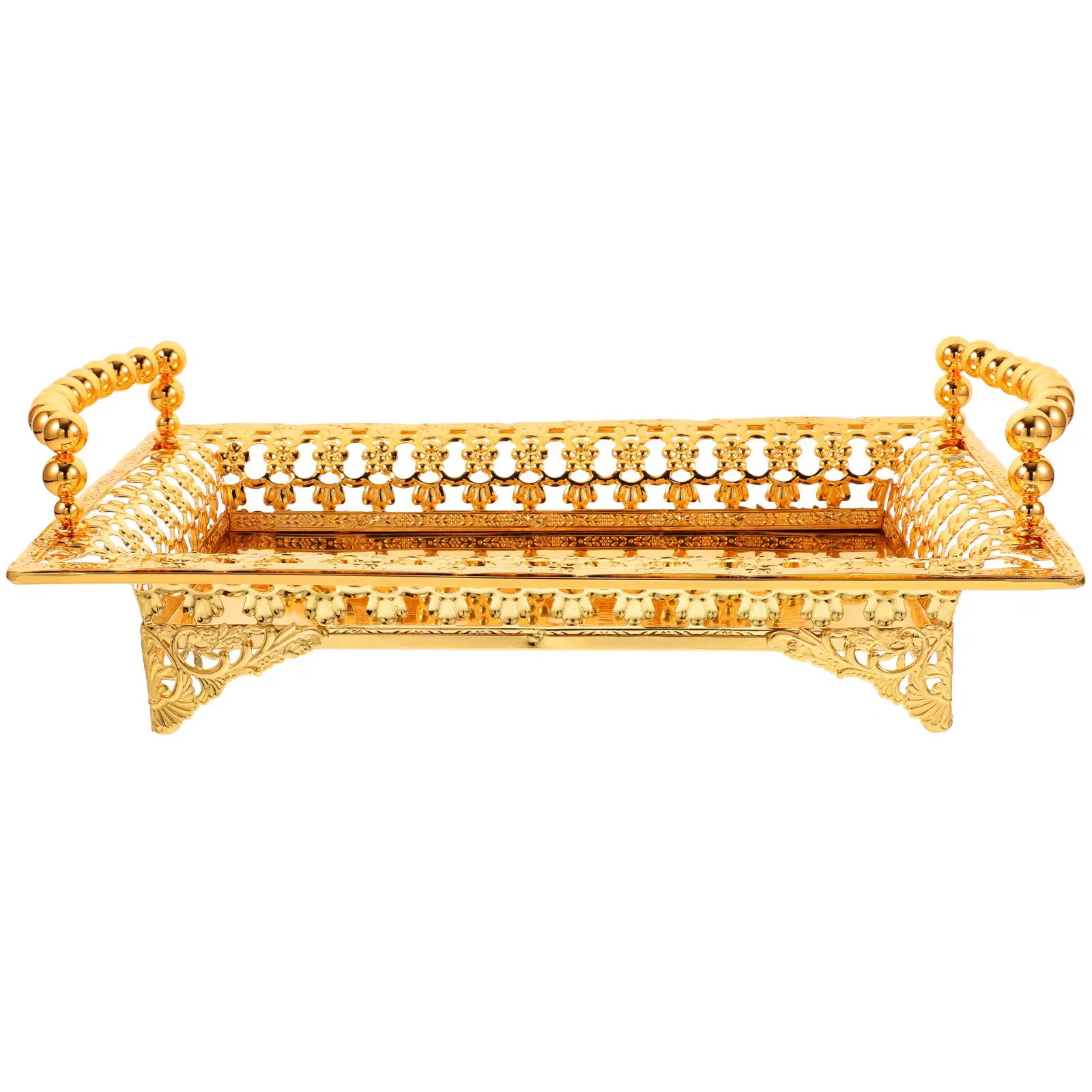 Metal Fruit Plate Iron Snack Tray Candy Container Decorative Serving Plates Compact Size Party Use Handle Design Sturdy
Metal Fruit Plate Iron Snack Tray Candy Container Decorative Serving Plates Compact Size Party Use Handle Design Sturdy