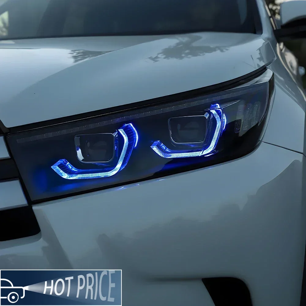 Car Front Lamp Assembly For Toyota Highlander 2018-2021 Upgrade BMW angel eye Style Headlights High Quality Tool Accessories
Car Front Lamp Assembly For Toyota Highlander 2018-2021 Upgrade BMW angel eye Style Headlights High Quality Tool Accessories