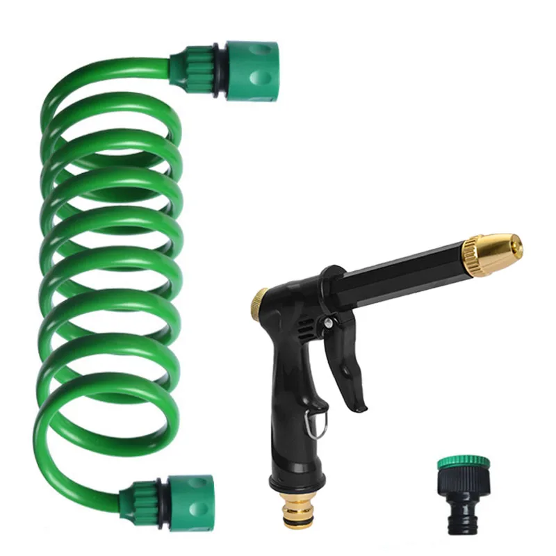 JIT 1PC Car Wash Water Gun Plastic Spring Pipe Long Handle Nozzle Garden Spring Pipe Multi-functional Garden Hose
JIT 1PC Car Wash Water Gun Plastic Spring Pipe Long Handle Nozzle Garden Spring Pipe Multi-functional Garden Hose