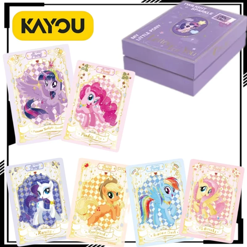 KAYOU Official My Little Pony G4 Messenger Cloud Tour Gift Box Collectible Cards Cartoon Pinkie Pie Card Anime Merchandise
KAYOU Official My Little Pony G4 Messenger Cloud Tour Gift Box Collectible Cards Cartoon Pinkie Pie Card Anime Merchandise
