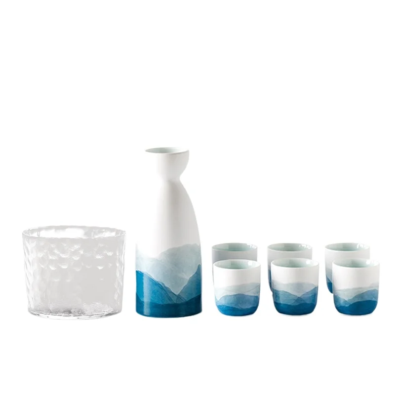 *Ceramic Wine Set, Guofeng Chinese Baijiu Pot, Household Wine Cup Wine Warmer Combination
*Ceramic Wine Set, Guofeng Chinese Baijiu Pot, Household Wine Cup Wine Warmer Combination